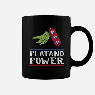 Funny Dominican Pride Gift Platano Power Dominican Republic Coffee Mug - Seseable