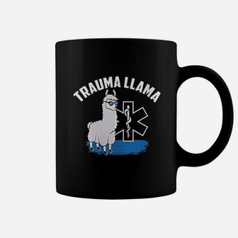 Funny Emt Trauma Llama Apparel Trauma Llama Gift Idea Coffee Mug - Seseable