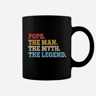 Funny Father Dad Grandpa Pops The Man The Myth Coffee Mug - Seseable