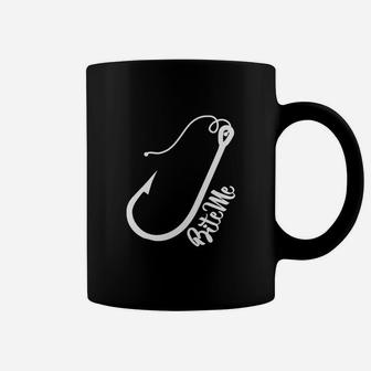 Funny Fishing Bite Me For Fishing Lovers Tees Coffee Mug - Seseable