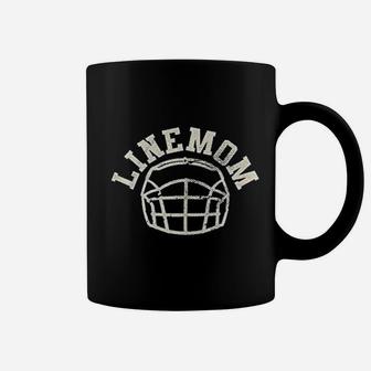 Funny Football Lineman Parent Cool Gift Mom Coffee Mug - Seseable
