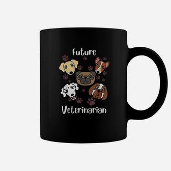 Funny Future Veterinarian Gift Cute Aspiring Vets Kids Coffee Mug - Seseable