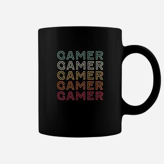 Funny Gamer Retro Vintage Gamer Coffee Mug - Seseable
