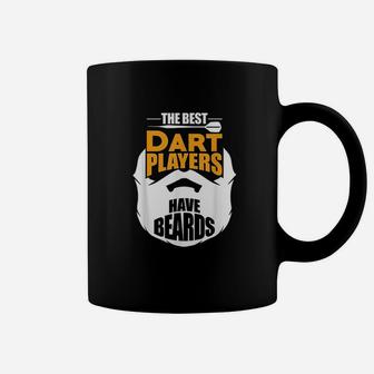 Funny Gift For Real Bearded Darts Players Coffee Mug - Seseable