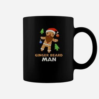 Funny Ginger Beard Man Holiday Gingerbread Christmas Coffee Mug - Seseable