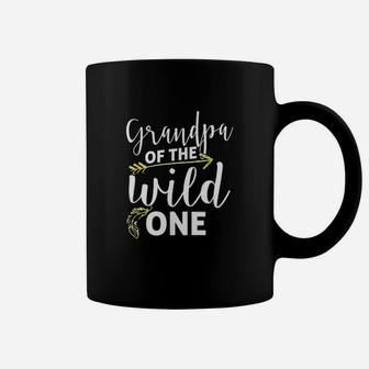 Funny Grandpa Of The Wild One Grand Kid Is Crazy Parenting Coffee Mug - Seseable
