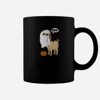 Funny Halloween Goat Ghost Costume Cute Boo Goat Tee Coffee Mug - Seseable