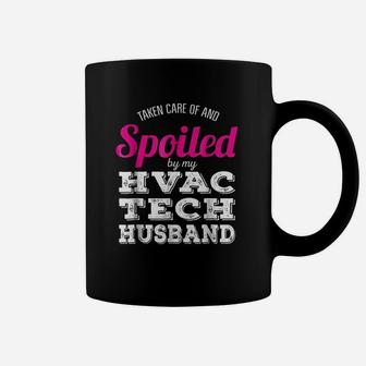 Funny Hvac Tech Wife Wedding Anniversary Gift Coffee Mug - Seseable