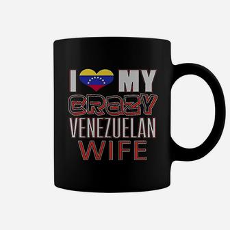Funny I Love My Crazy Venezuelan Wife Heritage Coffee Mug - Seseable
