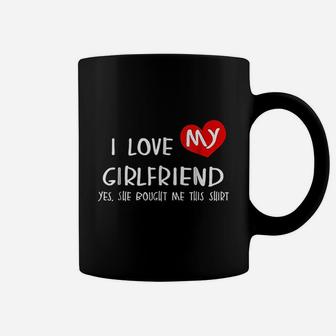 Funny I Love My Girlfriend Gift Coffee Mug - Seseable