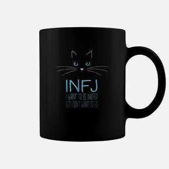 Funny Infj Cat Lover Introvert Coffee Mug - Seseable