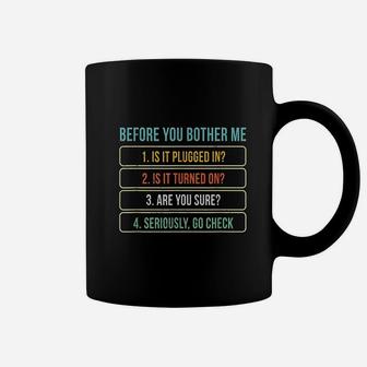 Funny Information Technology Tech Technical Support Gift Coffee Mug - Seseable