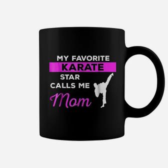 Funny Karate Mom Martial Arts Fighting Gift Coffee Mug - Seseable