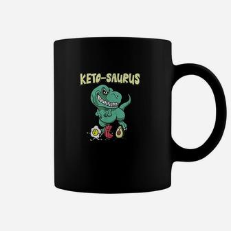Funny Keto Diet Gift Ketosis Ketognenic Keto-saurus Coffee Mug - Seseable