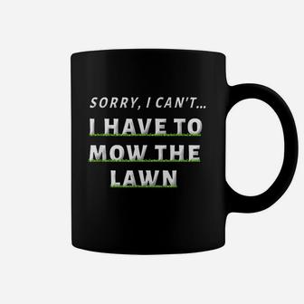 Funny Lawn Mowing Grass Cutting Mower Dad Father Gifts Coffee Mug - Seseable