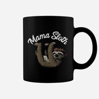 Funny Mama Sloth Lazy Sleepy Mother Mom Coffee Mug - Seseable