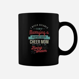 Funny Married To A Cheer Mom Coffee Mug - Seseable