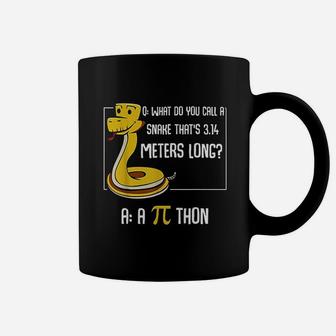 Funny Math Lover Number Pi Thon Snake Calculatin Coffee Mug - Seseable