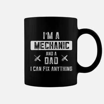 Funny Mechanic Gifts For Men Handyman Mechanic Dad Coffee Mug - Seseable