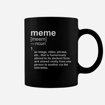 Funny Meme With Dank Dictionary Definition Meme Coffee Mug - Seseable