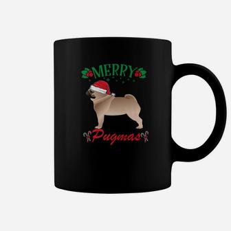 Funny Merry Christmas Pug Dog Lover Pug Shirt Gift Coffee Mug - Seseable