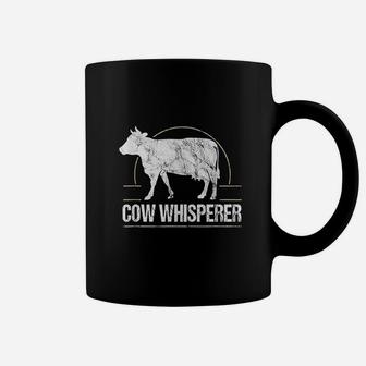 Funny Milk Farming Cow Farmer Cow Whisperer Domestic Animal Coffee Mug - Seseable