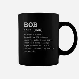 Funny Name Definition Bob Shirt For Men Bobby Tshirt Coffee Mug - Seseable