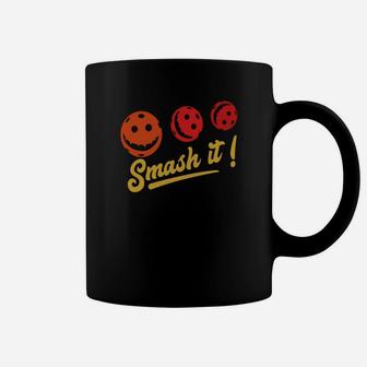 Funny Pickleball In Halloween Smash It Coffee Mug - Seseable