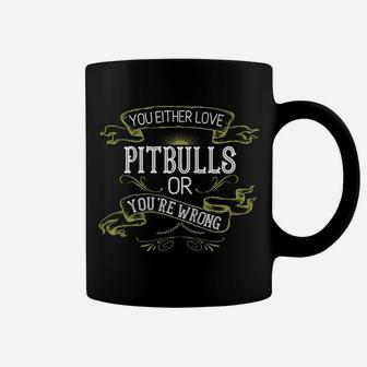 Funny Pitbull Rescue Terrier Dog Breed Mom Dad Coffee Mug - Seseable