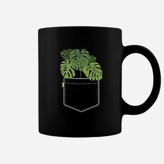 Funny Plant Gifts For Women Monstera Pocket Plant Mama Coffee Mug - Seseable
