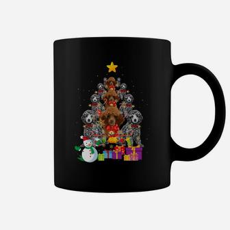 Funny Poodle Christmas Dog Tree Xmas Gift Coffee Mug - Seseable