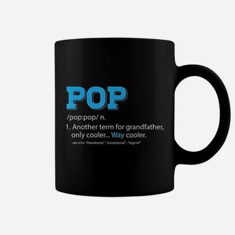 Funny Pop Grandpa Pop Definition For Grandfather Coffee Mug - Seseable