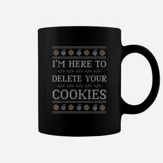 Funny Programmer Nerd Geek Christmas Cookies Ugly Coffee Mug - Seseable