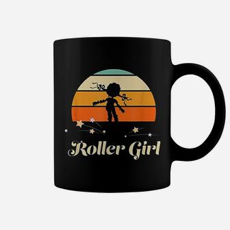 Funny Roller Girl Vintage Rollerblades Gift Roller Skating Coffee Mug - Seseable