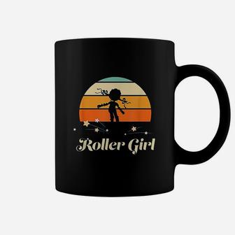 Funny Roller Girl Vintage Rollerblades Gift Roller Skating Coffee Mug - Seseable
