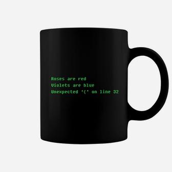 Funny Roses Are Red Web Developer Programmer Coffee Mug - Seseable