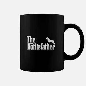 Funny Rottweiler Father Dad The Rottie Father Coffee Mug - Seseable