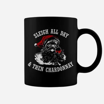 Funny Santa Hat Drinking Wine Christmas Party Coffee Mug - Seseable