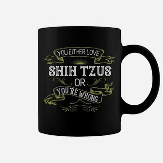 Funny Shih Tzu Shihtzu Shitzu Dog Breed Mom Dad Coffee Mug - Seseable