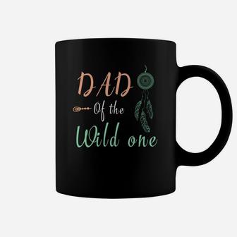 Funny Shirt Cute Dad Of The Wild One Thing 1st Birthday Coffee Mug - Seseable