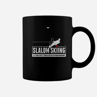Funny Slalom Waterskiing Wakeboard Ski Vintage Style Gift Coffee Mug - Seseable