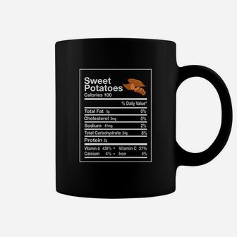 Funny Sweet Potato Nutrition Facts Thanksgiving Matching T-shirt Coffee Mug - Seseable