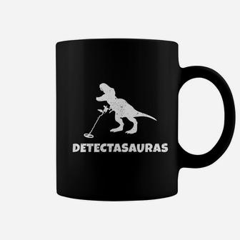 Funny T Rex Metal Detector Detecting Treasure Hunting Coffee Mug - Seseable