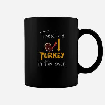 Funny Thanksgiving Turkey Premium Expecting Mom Coffee Mug - Seseable