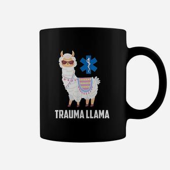 Funny Trauma Llama Emt Er Nurse First Responder Gift Coffee Mug - Seseable