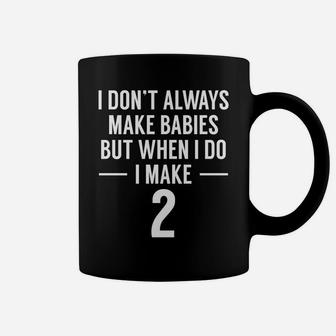 Funny Twins Announcement For Mom To Be Coffee Mug - Seseable