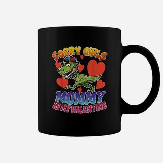 Funny Valentines Day Gift Mommy Is My Valentine Coffee Mug - Seseable