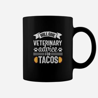 Funny Vet Tech Tacos Veterinary Assistant Animal Lover Gift Coffee Mug - Seseable