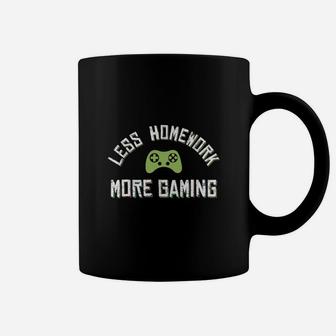 Funny Video Gamer T-shirt | Video Game Homework Gaming Tee Coffee Mug - Seseable