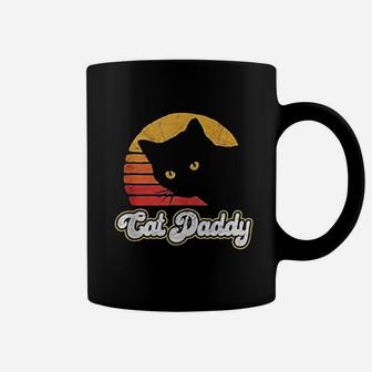 Funny Vintage Eighties Style Cat Retro Coffee Mug - Seseable